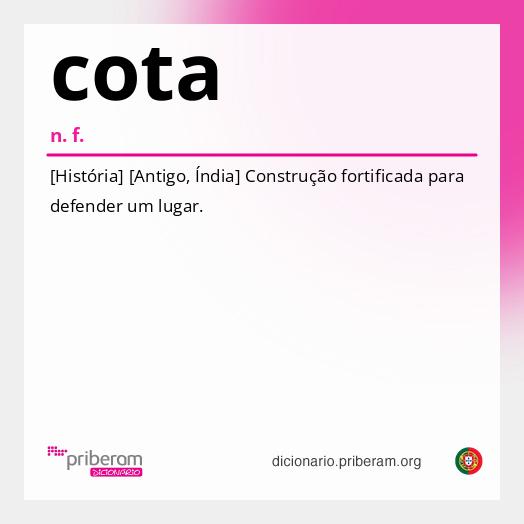 Significado de cota